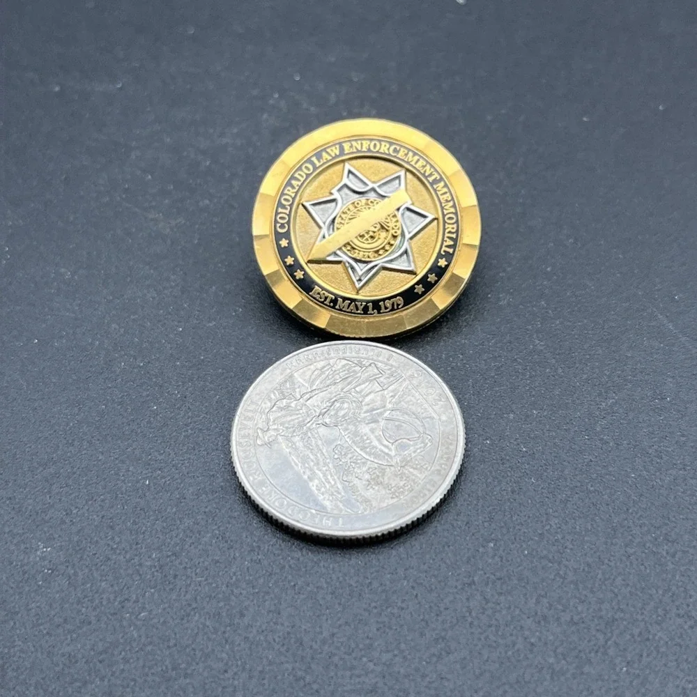 Colorado‎ Law Enforcement Memorial Lapel Hat Pin